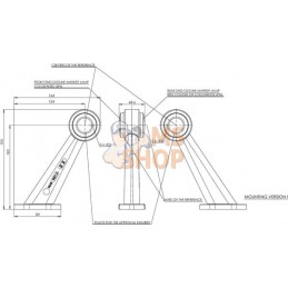 Feu de gabarit LED, 12-24V, 190x164x48.6mm, Kramp | KRAMP Feu de gabarit LED, 12-24V, 190x164x48.6mm, Kramp | KRAMPPR#776720