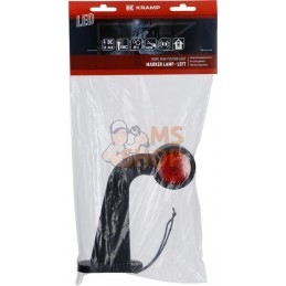 Feu de gabarit gauche LED, 12-24V, 180x157.6x48.6mm, Kramp | KRAMP Feu de gabarit gauche LED, 12-24V, 180x157.6x48.6mm, Kramp | 