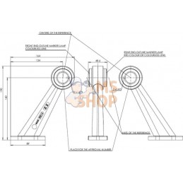 Feu de gabarit LED, 12-24V, 190x164x48.6mm, Kramp | KRAMP Feu de gabarit LED, 12-24V, 190x164x48.6mm, Kramp | KRAMPPR#776728