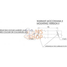 Feu de gabarit LED, 12-24V, 190x164x48.6mm, Kramp | KRAMP Feu de gabarit LED, 12-24V, 190x164x48.6mm, Kramp | KRAMPPR#776728