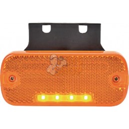 Feu de gabarit LED, rectangulaire, 12-24V, 105.4x45x11.8mm, Kramp | KRAMP Feu de gabarit LED, rectangulaire, 12-24V, 105.4x45x11