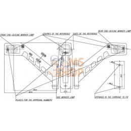Feu de gabarit droit LED, 12-24V, 165x187x37mm, Kramp | KRAMP Feu de gabarit droit LED, 12-24V, 165x187x37mm, Kramp | KRAMPPR#77