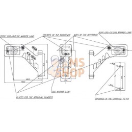 Feu de gabarit LED, 12-24V, 114x135x37mm, Kramp | KRAMP Feu de gabarit LED, 12-24V, 114x135x37mm, Kramp | KRAMPPR#776828