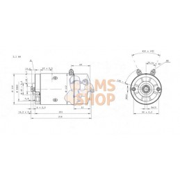 Moteur MPP DC 12VDC 2100W INCL | KRAMP Moteur MPP DC 12VDC 2100W INCL | KRAMPPR#506495