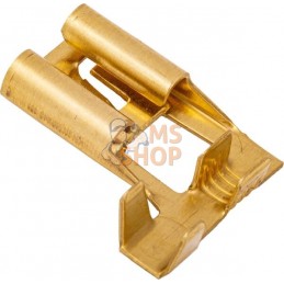 Borne femelle, rouge, 0,5-1 mm² 8,2x0,8 mm (50x), Kramp | KRAMP Borne femelle, rouge, 0,5-1 mm² 8,2x0,8 mm (50x), Kramp | KRAMPP