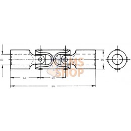 Joint de cardan double | KRAMP Joint de cardan double | KRAMPPR#596817