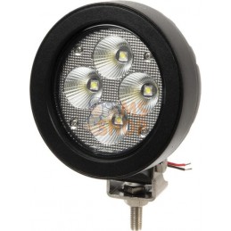 Feu de travail LED 40W 4500lm faisceau large avec cable de connexion | KRAMP Feu de travail LED 40W 4500lm faisceau large avec c