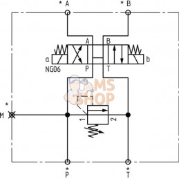 Base avec soupape 12 V c.c. | KRAMP Base avec soupape 12 V c.c. | KRAMPPR#650712