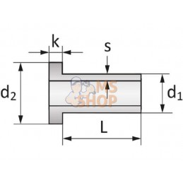 Rivet en cuivre 5 x 12 mm | KRAMP Rivet en cuivre 5 x 12 mm | KRAMPPR#707027