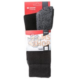 Chaussettes thermiques grises/noires 47-50 | KRAMP Chaussettes thermiques grises/noires 47-50 | KRAMPPR#727058
