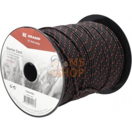 Cordon de lanceur 3,5 mm x 100 m noir | KRAMP Cordon de lanceur 3,5 mm x 100 m noir | KRAMPPR#981631
