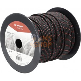 Cordon de lanceur 5,0 mm x 100 m noir | KRAMP Cordon de lanceur 5,0 mm x 100 m noir | KRAMPPR#981634