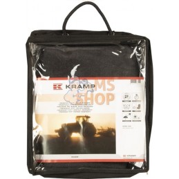 Housse de siège personnalisable, en tissu, noire, conçue pour Sears | KRAMP Housse de siège personnalisable, en tissu, noire, co