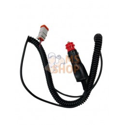 Câble à ressort 3m DT + Allume-cigare (max 25W) | KRAMP Câble à ressort 3m DT + Allume-cigare (max 25W) | KRAMPPR#981038