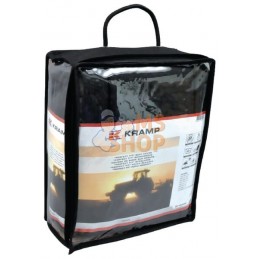 Housse de siège personnalisable, en tissu, noire, conçue pour TOP | KRAMP Housse de siège personnalisable, en tissu, noire, conç