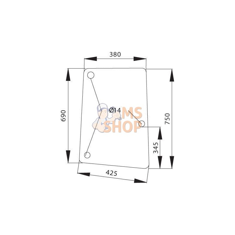 Vitre latérale | KRAMP Vitre latérale | KRAMPPR#506811 Vitre latérale | KRAMP Vitre latérale | KRAMPPR#506811