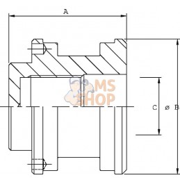 Piston C25 alésage 100 prémonté | KRAMP Piston C25 alésage 100 prémonté | KRAMPPR#564078