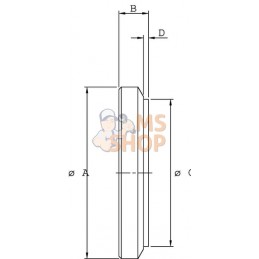Fond de vérin C25/32 PC25 BORI | KRAMP Fond de vérin C25/32 PC25 BORI | KRAMPPR#565626