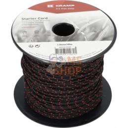 Cordon de lanceur 2,8 mm x 100 m noir | KRAMP Cordon de lanceur 2,8 mm x 100 m noir | KRAMPPR#981630
