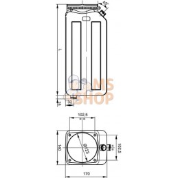 MPP Réservoir 1 ltr plastique | KRAMP MPP Réservoir 1 ltr plastique | KRAMPPR#506881