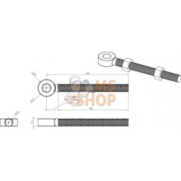 Vis à œillet 6"x 5/8" | KRAMP Vis à œillet 6"x 5/8" | KRAMPPR#672392