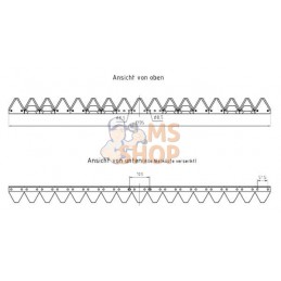 Lame dentée 1,30m Reform | KRAMP Lame dentée 1,30m Reform | KRAMPPR#564215
