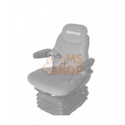 Housse de siège personnalisable, en tissu, noire, conçue pour Sears | KRAMP Housse de siège personnalisable, en tissu, noire, co