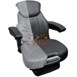 Housse de siège personnalisable, en tissu, noire, conçue pour Sears | KRAMP Housse de siège personnalisable, en tissu, noire, co