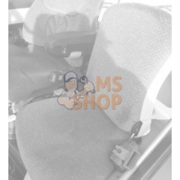 Housse de siège (passager) personnalisable, en tissu, noire, conçue pour Sears | KRAMP Housse de siège (passager) personnalisabl