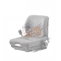 Housse de siège personnalisable, en PVC, noire, conçue pour Grammer | KRAMP Housse de siège personnalisable, en PVC, noire, conç