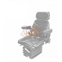 Housse de siège personnalisable, en tissu, noire, conçue pour Pilot | KRAMP Housse de siège personnalisable, en tissu, noire, co