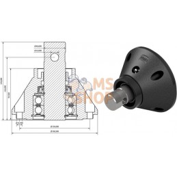 Embout de rouleau complet, Kuhn | KRAMP Embout de rouleau complet, Kuhn | KRAMPPR#1090178