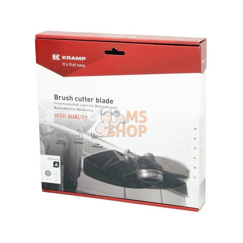 Lame mulching 3 dents 300x20x4 | KRAMP Lame mulching 3 dents 300x20x4 | KRAMPPR#1090233