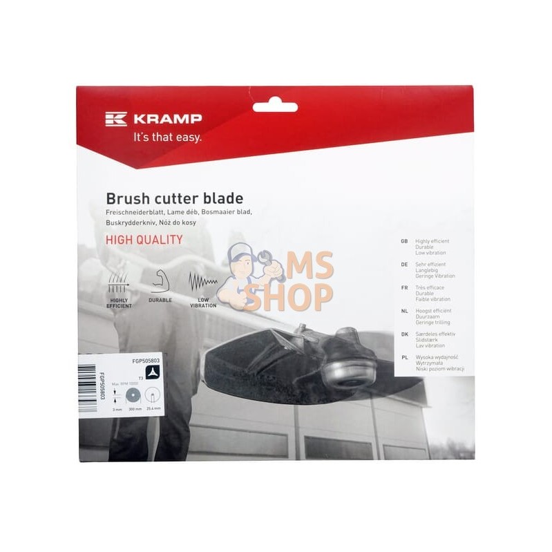 Lame 3 dents 300x25,4x3 | KRAMP Lame 3 dents 300x25,4x3 | KRAMPPR#1090240