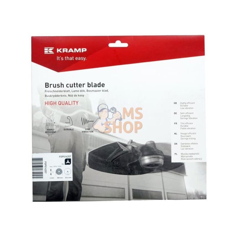 Lame 3 dents 300x25,4x4 | KRAMP Lame 3 dents 300x25,4x4 | KRAMPPR#1090252