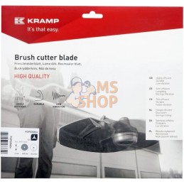 Lame 3 dents 255x25,4x1,8 | KRAMP Lame 3 dents 255x25,4x1,8 | KRAMPPR#1090254