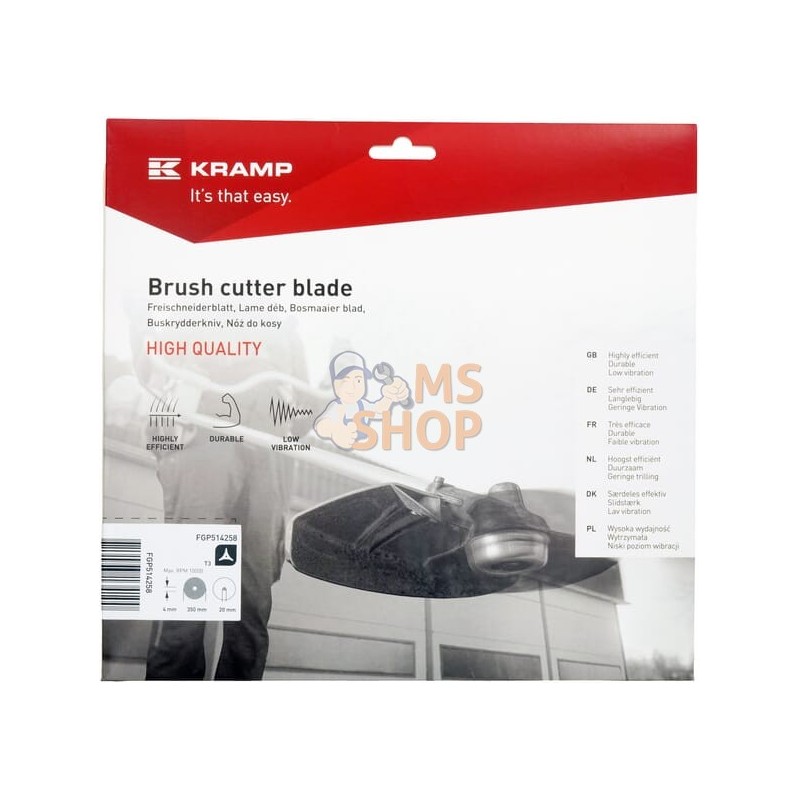 Lame 3 dents 350x20x4 | KRAMP Lame 3 dents 350x20x4 | KRAMPPR#1090292