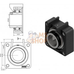Logement de roulement Rabe complet | KRAMP Logement de roulement Rabe complet | KRAMPPR#1090440