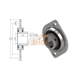 Roulement à bride | KRAMP Roulement à bride | KRAMPPR#1090485