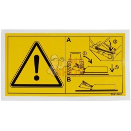 Autocollant Dépose | KUHN Autocollant Dépose | KUHNPR#809882