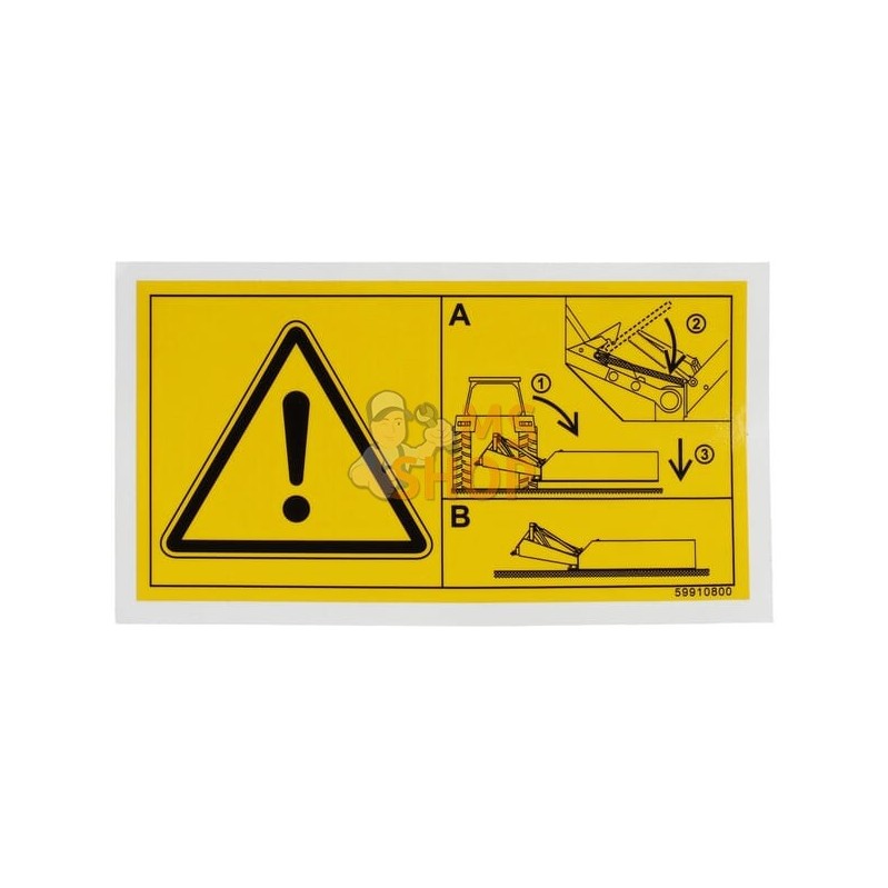 Autocollant Dépose | KUHN Autocollant Dépose | KUHNPR#809882