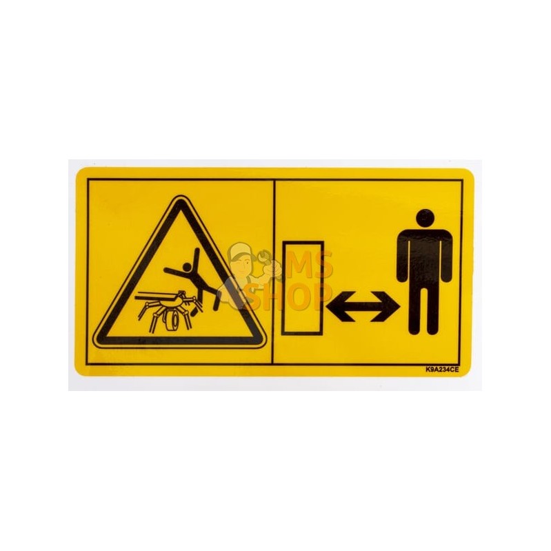 Autocollant, danger happement | KUHN Autocollant, danger happement | KUHNPR#809913