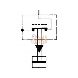 6ZL003259381; HELLA; Sonde de pression d'huile 1/8" 27-NPT Hella; pièce detachée