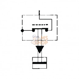 6ZL003259121; HELLA; Sonde de pression d'huile M12x1,5 Hella; pièce detachée