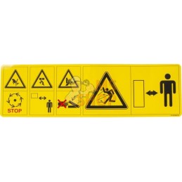 Autocollant danger (petit) | KVERNELAND Autocollant danger (petit) | KVERNELANDPR#391193