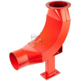 Tube d'alim. coudé (135) rouge | KVERNELAND Tube d'alim. coudé (135) rouge | KVERNELANDPR#395144