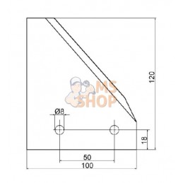 Couteau carbide Kverneland | KVERNELAND Couteau carbide Kverneland | KVERNELANDPR#392232
