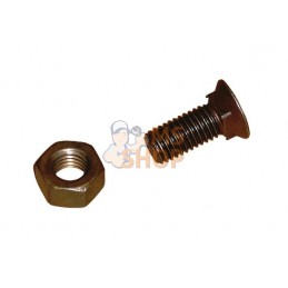 Boulon de charrue M12x25 KG + ecrou | KVERNELAND Boulon de charrue M12x25 KG + ecrou | KVERNELANDPR#391656