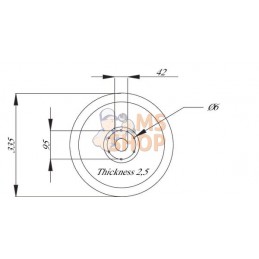 Disque Lemken D335/43x2,5 | LEMKEN Disque Lemken D335/43x2,5 | LEMKENPR#722918