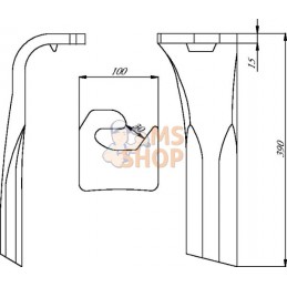 Dent de herse SZ38P D. Lemken | LEMKEN Dent de herse SZ38P D. Lemken | LEMKENPR#722813